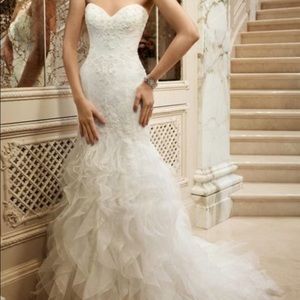 Casablanca Champagne Colored Wedding Gown - Unaltered